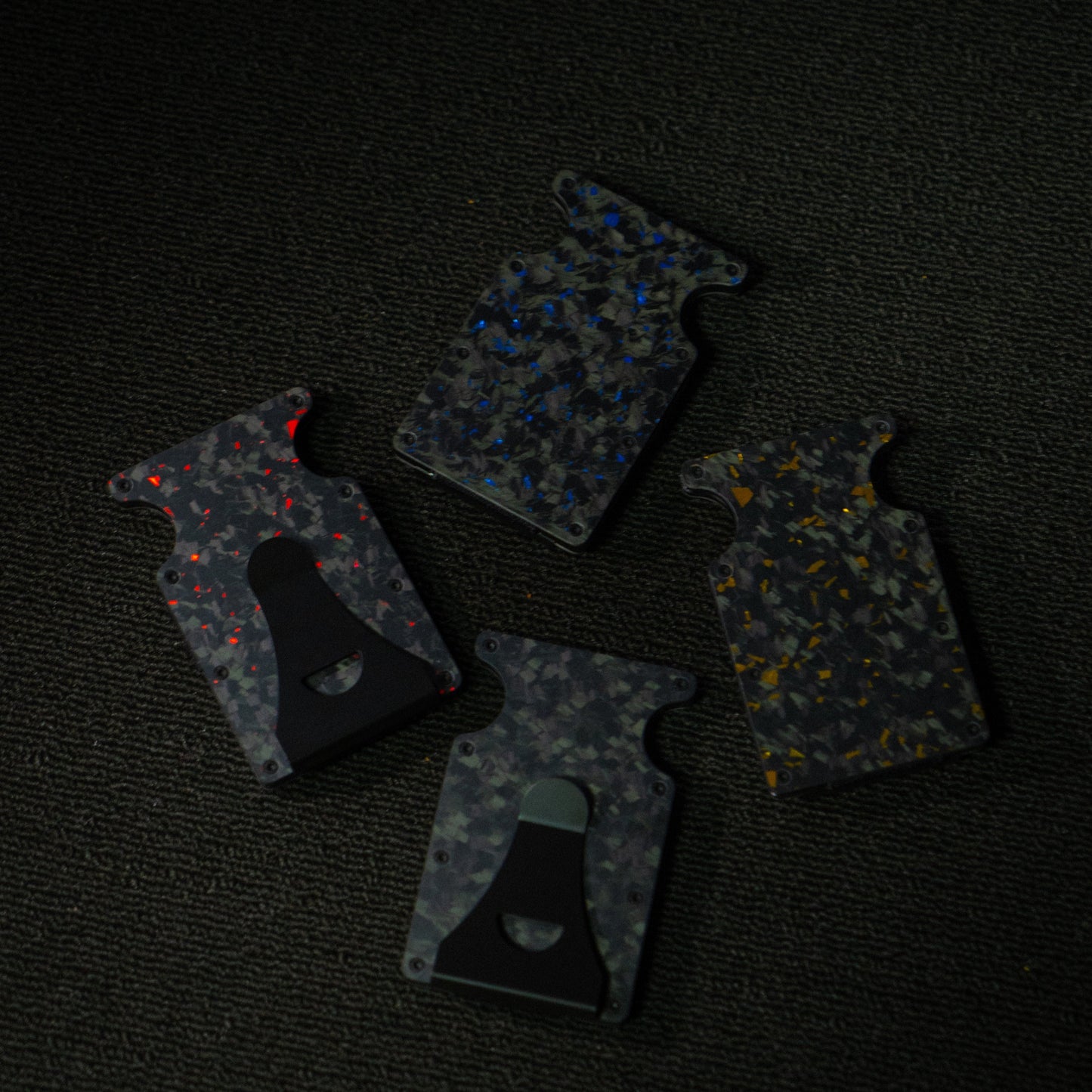 Ruby Red Matte RC Forged™ - 1.0 Matte Carbon Fiber Wallet