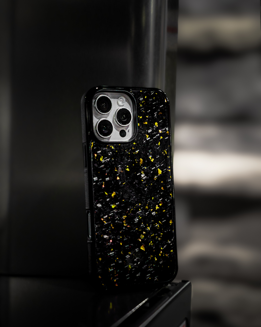 Gold iPhone RC FORGED™ - Forged Carbon Fiber Phone Case