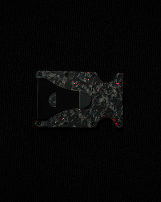 Ruby Red Matte RC Forged™ - 1.0 Matte Carbon Fiber Wallet