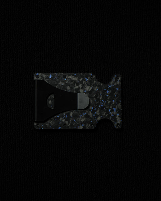 Sapphire Blue Matte RC Forged™ - 1.0 Matte Carbon Fiber Wallet